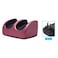 Generic-Wine red + U.S. standard adapter Foot massage machineFull multifunctional foot massager Leg foot foot massager Foot massage equipment Wine red + U.S. standard adapter Foot massager