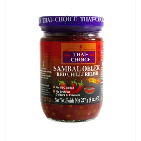 Thai Choice Sambal Oelek Chilli Relish 227g