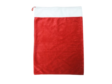 Red Plush Santa Sack 60x90cm