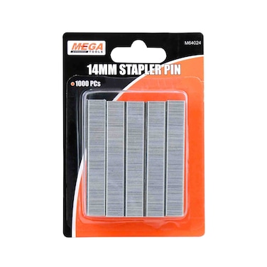 Mega Stapler Pin M64024 Silver 14mm Pack of 1000