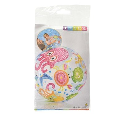 Intex 59040 Lively Printed Beach Ball 51cm 3 Pieces