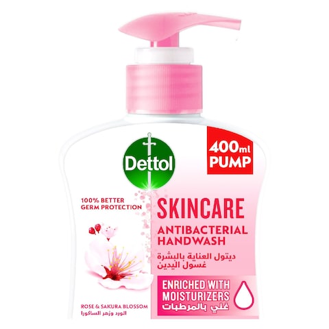Dettol Skincare Anti-Bacterial Handwash 400ml