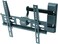 Stargold Swivel Full Motion Wall Mount For 23-55'' Screen Lcd Led Curved Bracket- Sg-839Mtb, Black - 600 X 400 Mm
