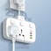 LDNIO SC2413 Universal Power Strip USB Outlet Extension Cord Adapter Wall Charger Surge Protector Socket With 4 USB Port - White
