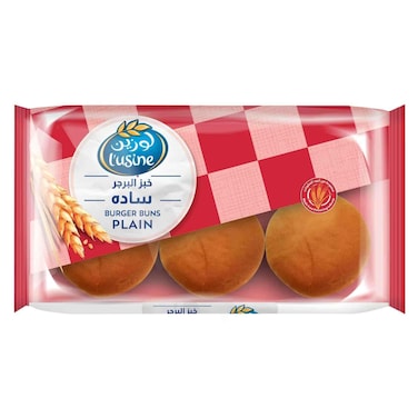 L&#39;usine Burger Buns Plain 400gr