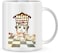 Giftex 11Oz Lovely Cat Printed Coffee Mug, Ceramic Mug