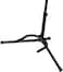 Mike Music Adjustable Guitar Stand; Holds Single Electric or Acoustic Guitar (Single Stand, Black)