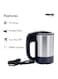 Geepas Car Electric Kettle 0.5 L 150W Gk38041 Sliver