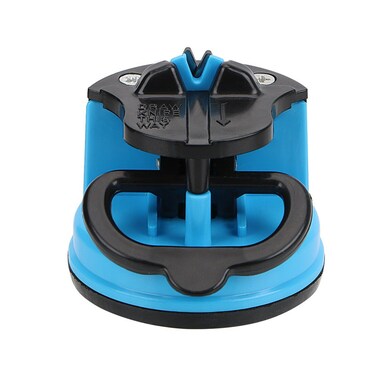 Knife Sharpener With Suction Pad Blue