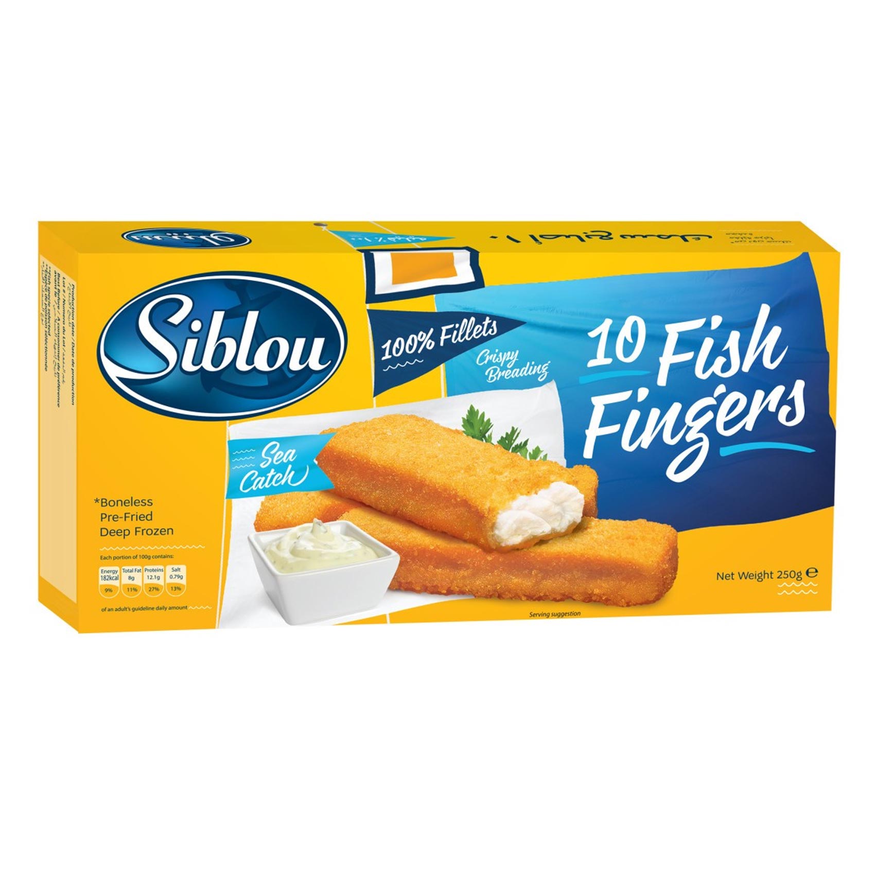 Siblou Fish Finger X10 250GR