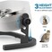 Vsell24 Height Adjustable All For Paws Lifestyle 3-In-1 Elevated Double Dinner Feeder Bowl Stainless Steel Dog Cat Food And Water Bowl