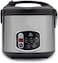 Evvoli Rice And Grain Cooker 5 Liters 650W Multi-Functions Non Stick, Silver EVKA-RC5005B