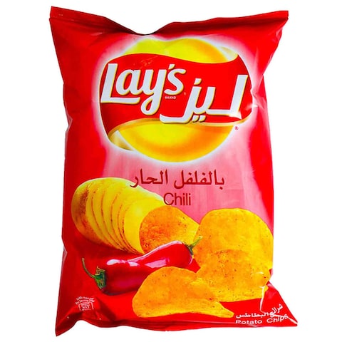 Lay&#39;s Chips Potato Chili Flavor 62 Gram