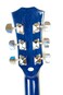 Mike Music 40Inch Acoustic Guitar With Bag And Strap And Extra Strings And Capo And Guitar Picks (40 Inch Glossy, Blue)
