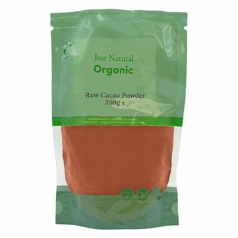 Just Natural Organic Raw Cacao Powder 200g