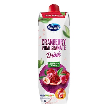 Oceanspray Cranberry And Pomegranate Juice Drink 1L