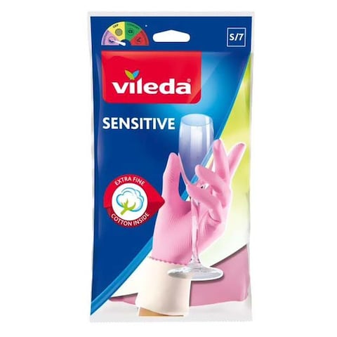 Buy Vileda Sensitive Delicate Small Size Gloves in UAE