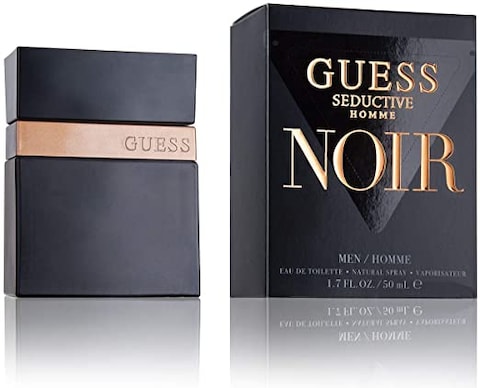 Guess Seductive Homme Noir Eau De Toilette - 100ml