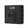 Lola Portable Massage Gun   Lightweight Compact Quick Muscle Therapy Gun   4 Interchangeable Heads / 4 Massage Speeds up to 3000 RPM Fast Charge Li-Ion2000mAh Type-C - Brave Black