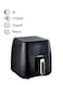 Sonashi Digital Air Fryer 8 L 1700 W SAF-800 Black