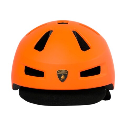 LAMBORGHINI HELMET WITH ADJUSTOR-W GIFT BOX-ORANGE