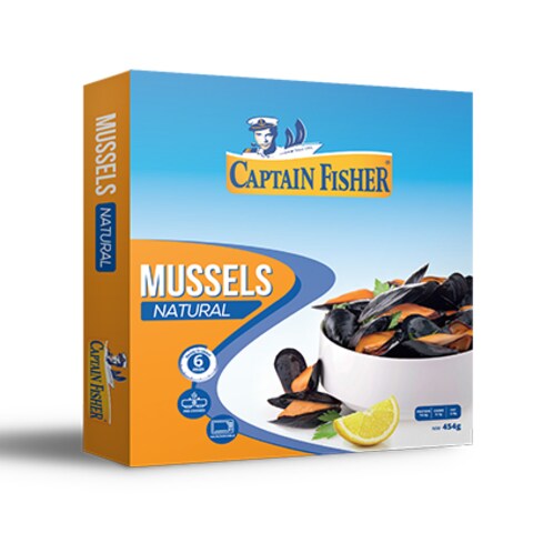 Captain Fisher Mussels Natural 454GR