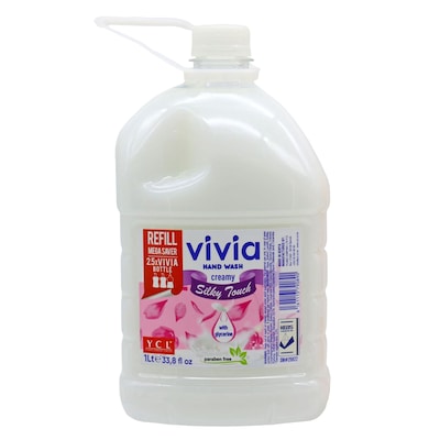 Vivia Silky Touch Creamy Hand Wash Refill 1L