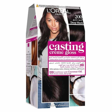 L&#39;Oreal Paris Casting Creme Gloss Hair Color - 200 Deep Black