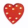 Metal Red Heart with LED Lights 30cm
