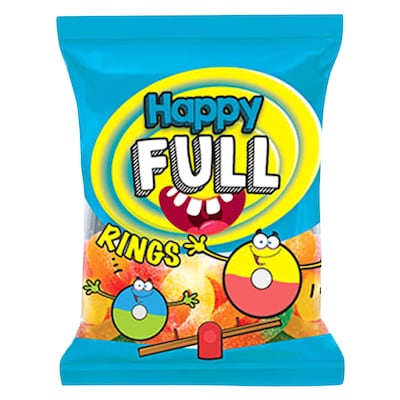 Bonbon Happy Full Rings Candy 70g