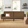 In House Shahrzad 2 In 1 Sofabed Linen Upholstered - Brown
