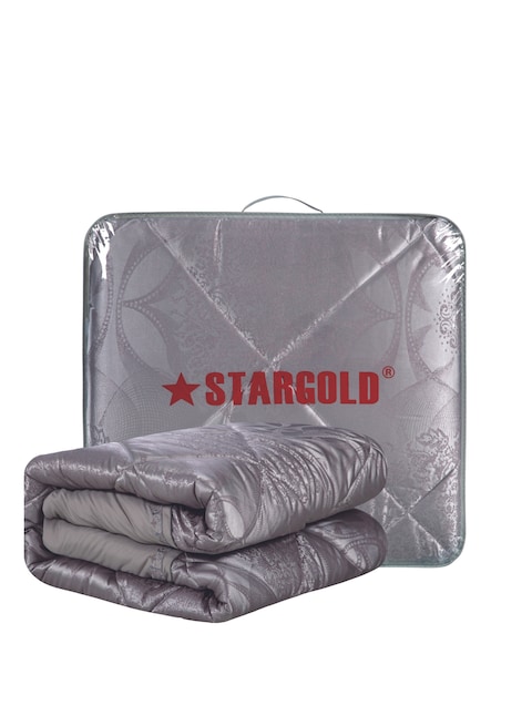 STARGOLD Comforter Set Extra Soft Lace Jacquard Comforter King Size Microfiber Printed 8 Pieces Set