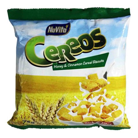 NuVita Cereos Honey &amp; Cinnamon Cereal 75g