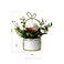 Aiwanto Flower vase Artificial Flowers With Vase  Decoration Home Decor Piece Tabletop Decoration(2Pcs)