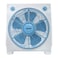 Geepas GF21113 Box Fan 43W 12 Inch White/Blue