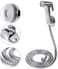 EKT Handheld Toilet Bidet Shattaf Sprayer Set Chrome
