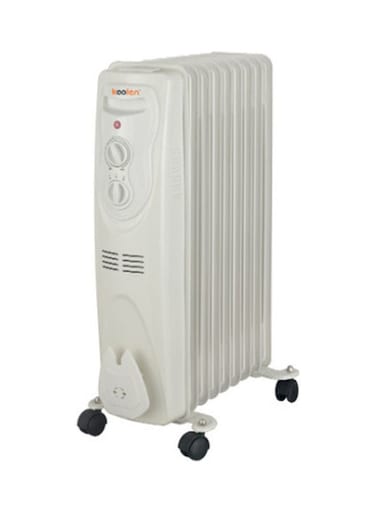 مدفأة رادياتير مملوءة بالزيت ب9 ريش 2000 واط 807102029 أبيض