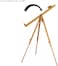 Generic Wood Painting Easel Stand, Portable Art Floor Tripod Beech Easel, Foldable Design, Adjustable Height, Adjustable Large Tray For Painting, Sketching, Display