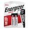 Energizer Max AA Alkaline Batteries 1.5V 2 Pieces