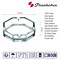 Pasabahce Kosem Glass Ashtray Hectagonal Shape