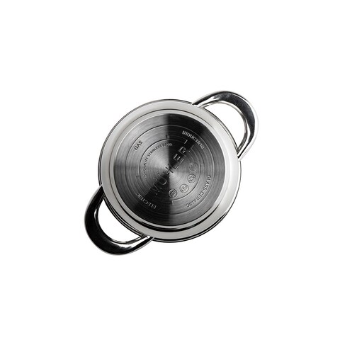 Muhler Cooking Pots With Glass Lid, 2.2L