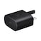 Samsung USB-C Travel Adapter 25W With Type-C Charging Cable 1m Black