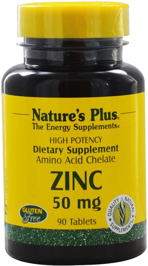 Nature&#39;s Plus Zinc, 50 Mg, 90 Tablets