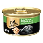 Buy Sheba Cat Food Tuna  Snapper, 85g Can in UAE