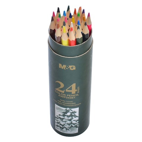 M&amp;G Color Pencil 24 Colors 34361