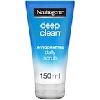 Buy Neutrogena Face Scrub Deep Clean Invigorating Normal to Combination Skin 150ml in UAE