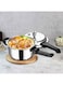 Steel Induction Pressure Cooker Outer Lid Easy To Use And Clean