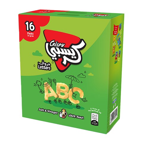 Crispy Letters Salt Vinegar 23g 16 Packs price in Saudi Arabia ...