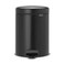 Brabantia New Icon Pedal Bin, 5 Liters, Matt Black
