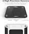 Renpho Digital Bathroom Scales For Body Weight, Weighing Scale Electronic Bath Scales With High Precision Sensors Accurate Weight Machine For People, LED Display, Black, 180Kg, Core 1S
